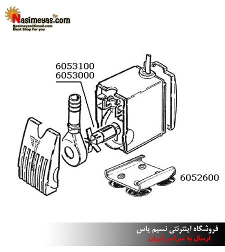 فروش واتر پمپ کم مصرف 400 لیتر آکواریوم جی بی ال , JBL ProFlow t400